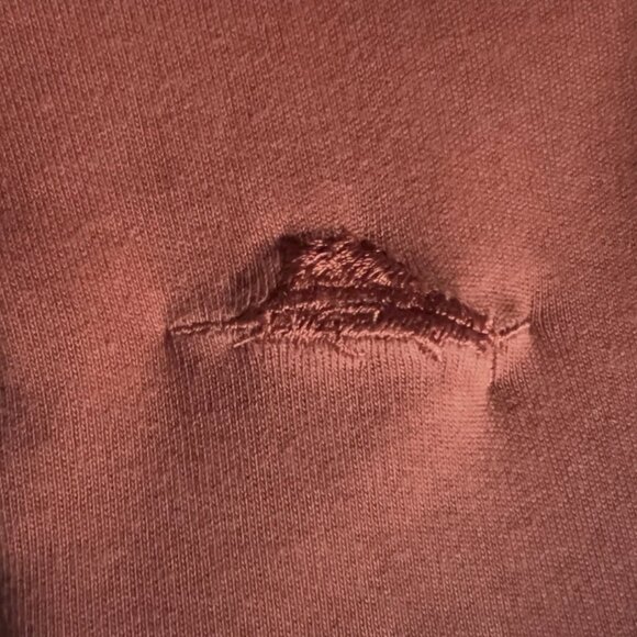 Tommy Bahama Sweatshirt Mens Medium M Orange Quarter Zip Sweater Cotton Relax - Picture 3 of 5